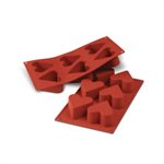 TERRACOTTA SILICONFLEX NACKED ITEM NR.6 HEARTS ¯65 MM H 40 MM