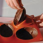 TERRACOTTA SILICONFLEX NACKED ITEM NR.5 HALF EGG 102 X 73 H 36 MM