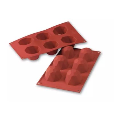 TERRACOTTA SILICONFLEX NACKED ITEM NR.6 LARGE DIAMOND ¯ 68 H 45 MM