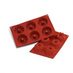 TERRACOTTA SILICONFLEX NACKED ITEM NR.6SHAPES ¯75 MM H 40 MM