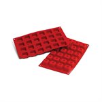 TERRACOTTA SILICONFLEX NACKED ITEM NR. 24 SMALL SQUARE SAVARIN 35X35 MM H 21,5 M