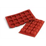 TERRACOTTA SILICONFLEX NACKED ITEM NR. 15 MEDIUM SQUARE SAVARIN 48X48 MM H 29,5