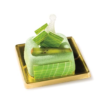 TERRACOTTA SILICONFLEX NACKED ITEM NR. 8 BIG SQUARE SAVARIN 65X65 MM H 26 MM