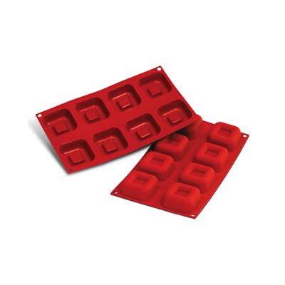 TERRACOTTA SILICONFLEX NACKED ITEM NR. 8 BIG SQUARE SAVARIN 65X65 MM H 26 MM