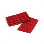 TERRACOTTA SILICONFLEX NACKED ITEM NR. 24 SMALL OVAL SAVARIN 44X32 MM H 24,5 MM