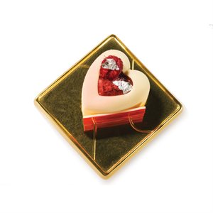 TERRACOTTA SILICONFLEX NACKED ITEM NR. 10 MEDIUM HEART SAVARIN MM 48 X 54 MM H 2