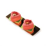 TERRACOTTA SILICONFLEX NACKED ITEM NR. 24 SMALL HEART SAVARIN MM 34 X 33 H 21 MM