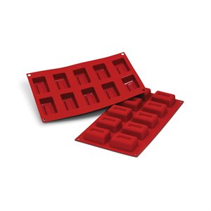 TERRACOTTA SILICONFLEX NACKED ITEM NR. 10 MEDIUM RECTANGULAR SAVARIN MM 58 X 37