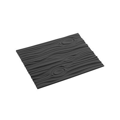 KIT SILICONE MOULD BUCHE + SILICONE BAKI SHEET WOOD TEXTURE IN PACK