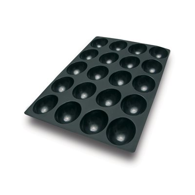 SQ064 - SILICONE MOULD N.24 HALF SPHERE41 ¯70 H 41 MM