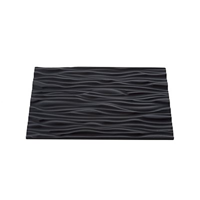 BLACK SILICONE BAKING SHEET WOOD TEXTURE 250X185 H 6 MM IN HEADER CARD