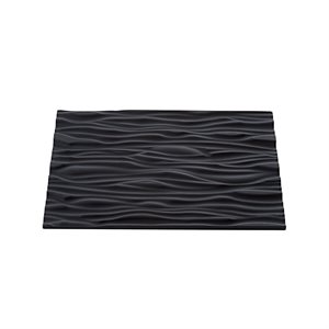 BLACK SILICONE BAKING SHEET WOOD TEXTURE 250X185 H 6 MM IN HEADER CARD
