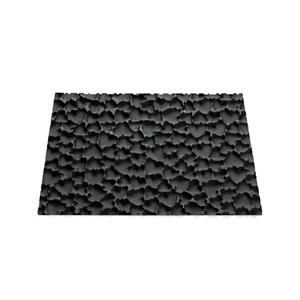 LOVE BLACK SILICONE MOLD 250 X 185 H 30MM