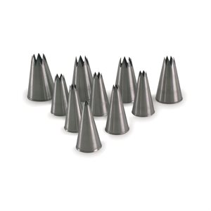 BS 10 S - 10 STAINLESS STEEL STAR TUBES ¯ 4-5-6-7-8-9-10-12-14-15 MM