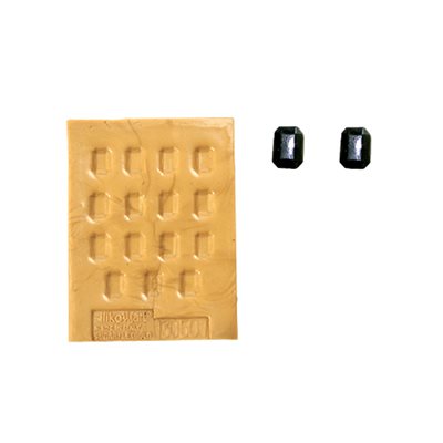 130502 - SUGARFLEX GOLD 130502 DIAMANTI 10 RETTANGOLO SFACCETTATO 18 X 13 H 3 MM