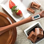 THERMO CHOC- SPATULA WITH THERMOMETER, 320 X 70 MM