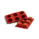 TERRACOTTA NAKED SILICONFLEX MOULD NR. 6 MUFFIN ¯70 MM H 40 MM