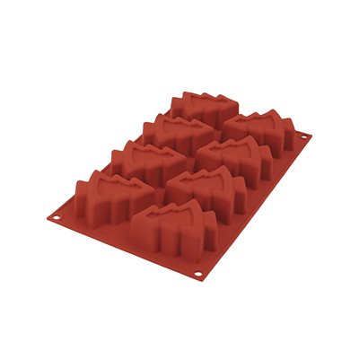 TERRACOTTA SILICONFLEX NACKED ITEM NR.8 CHRISTMAS TREE MM 83,5 X 68 MM H 30,5 M