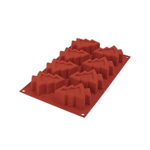 TERRACOTTA SILICONFLEX NACKED ITEM NR.8 CHRISTMAS TREE MM 83,5 X 68 MM H 30,5 M