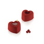 TERRACOTTA SILICONE NAKED ITEM NR. 6 SAVARIN HEART MM 69,5 X 72 MM H 39,5 MM