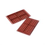 TERRACOTTA SILICONE MOULD N.4 WAFFEL 130X81 H 17 MM
