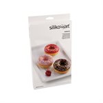 TERRACOTTA SILICONE MOULD N.6 DONUTS ¯75 / 25 H 28 MM BULK