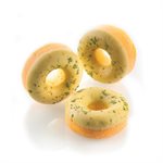 TERRACOTTA SILICONE MOULD N.6 DONUTS ¯75 / 25 H 28 MM BULK