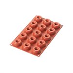 TERRACOTTA SILICONE MOULD N.15 MINI DONUTS ¯45 / 15 H 18 MM BULK