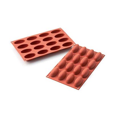 TERRACOTTA SILICONE MOULD N.12 SUSHI OVAL 60X30 H26 MM BULK
