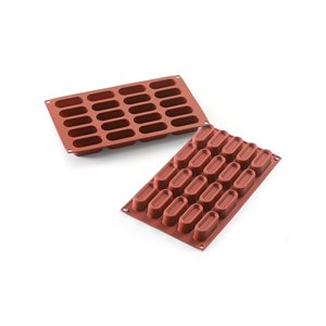 TERRACOTTA SILICONE MOULD N.15 MINI DESSERT OVAL BULK