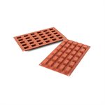 TERRACOTTA SILICONE MOULD N.30 MINI CAKES 30X18 H 16 MM BULK