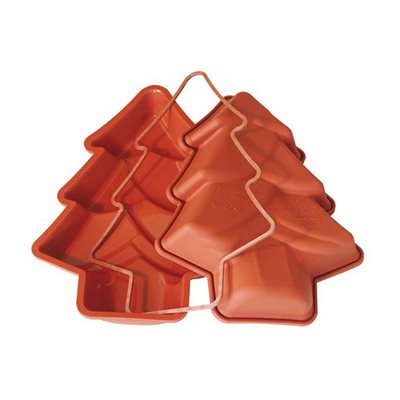 SFT203+A - PINE SILICONE MOULD + SAFE RING 280 X 200 H 40 MM