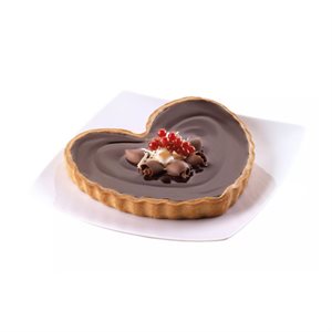 SFT210+A - HEART SILICONE MOULD + SAFE RING 220 X 218 H 40 MM