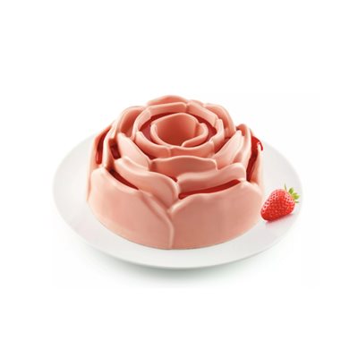 SFT251+A - ROSE SILICONE MOULD + SAFE RING ¯220 MM H10