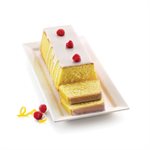 SFT330+A - PLUM CAKE SILICONE MOULD + SAFE RING 260 X 100 H 70 MM