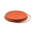 SFT424+A - FLAN PAN SILICONE MOULD + SAFE RING ¯240 H 30 MM