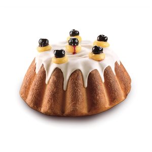 SFT522+A - BRIOCHE SILICONE MOULD + SAFE RING ¯220 H80 MM