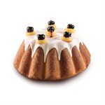 SFT522+A - BRIOCHE SILICONE MOULD + SAFE RING ¯220 H80 MM