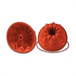 SFT600+A - STAR BUNDT SILICONE MOULD + SAFE RING ¯240 H 100 MM