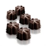 BROWN FLEURY MOULD ITEM NR. 15 FLEURY MM 30X30 MM H 15,5 MM FOR CHOCOLATE AND IC