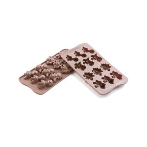 BROWN DINO MOULD ITEM NR. 12 SHAPE MM 40 X 33 MM H 16 MM FOR CHOCOLATE AND ICE I