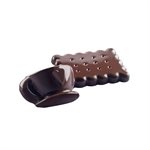 BROWN TEA TIME MOULD ITEM NR. 15 SHAPE FOR CHOCOLATE AND ICE IN GIFT BOX