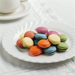 BROWN SILICONE MOULD N.15 MACARONS ¯30 MM FOR CHOCOLATE AND ICE IN GIFT BOX