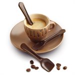 BROWN SILICONE MOULD N.7 CHOCO SPOONS IN PACK