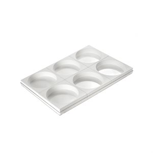 SET 6 TOR180 H 40 MM + TRAY 600X400 MM