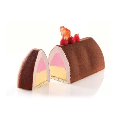 SET 4 WHITE SILICON MOULD INSERTO GIANDUIA 225X60 H70 MMIN 30X40 TRAY