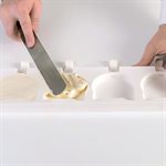SET 2 PCS WHITE SILICONE MOULD CATS 88X82 H 20 + TRAY + 50 STICKS