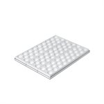 SET 3 WHITE CONO SILICONE MOULD ¯30 H 22 MM + TRAY