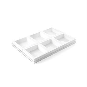 SET N. 6 WHITE TOR160X160 IN THIN POLYBAG