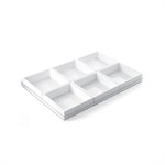 SET N. 6 WHITE TOR180X180 IN THIN POLYBAG